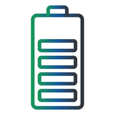 Pil. Web simgesi basit illüstrasyon