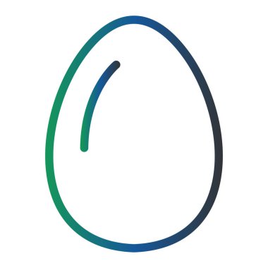 Yumurta. Web simgesi basit illüstrasyon