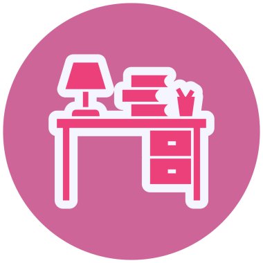 Tablo simgesinin vektör illüstrasyonu 