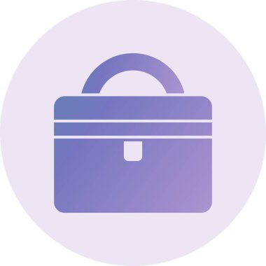 Güzellik Kutusu Vektör Kabartma Simgesi Tasarımı 