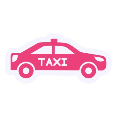 araba simgesi vektör illüstrasyonu