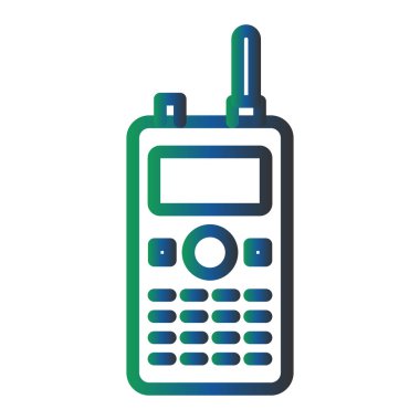 Walkie talkie simge vektör 