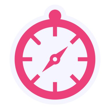 vector compass icon in trendy style