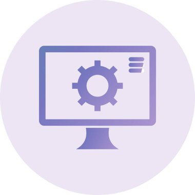 computer. web icon simple illustration. Features 