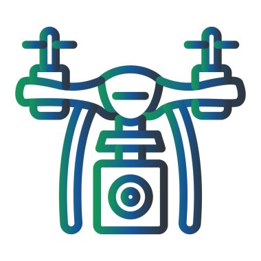 İHA. Web simgesi basit illüstrasyon 