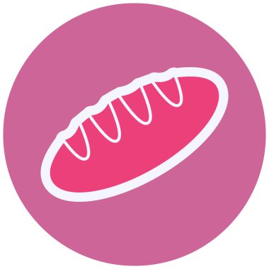 vector Baguette icon symbol illustration