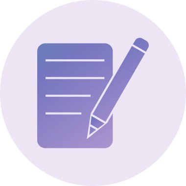 belge simgesi, vektör çizimi