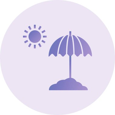 şemsiye vektör çizim