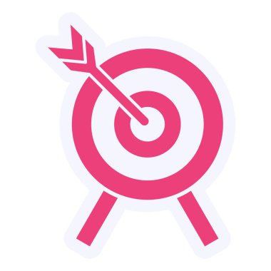 target. web icon simple illustration. Goal 