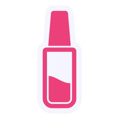 tırnak cilası simge vektör çizim