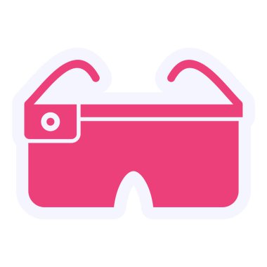 Smart Glasses. web icon simple design