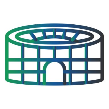 Bina. Web simgesi vektör illüstrasyonu