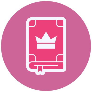 Kitap simgesinin vektör illüstrasyonu 