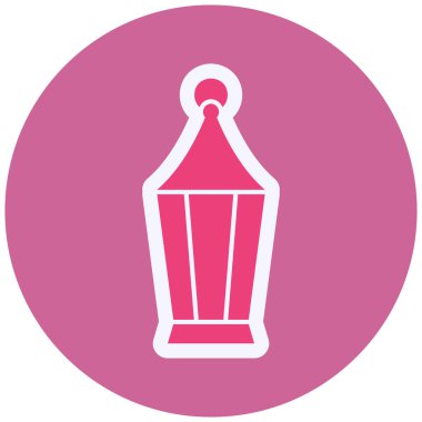 Lantern web icon vector illustration