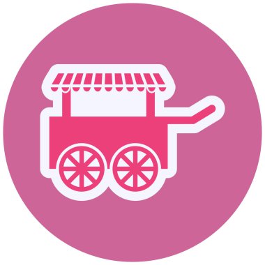 Alışveriş arabası. Basit tasarım