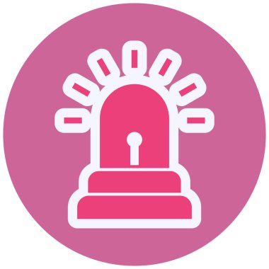 Siren Vektörü Simge Tasarımı 