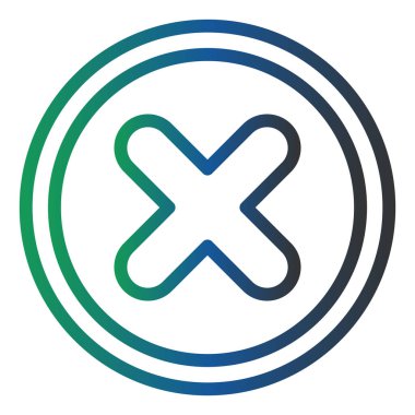 Cancel Vector Glyph Icon Design