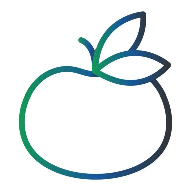 Mandarin Vector lyph Icon Design