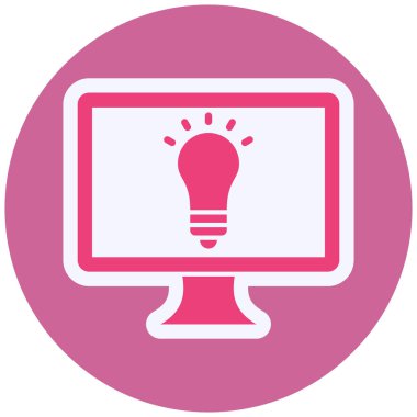 Yenilik. Web simgesi basit illüstrasyon