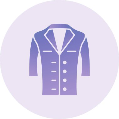 Polis üniforması simgesi, vektör illüstrasyonu