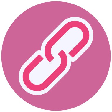 Bağlantı Vektörü Şekil Simgesi Tasarımı