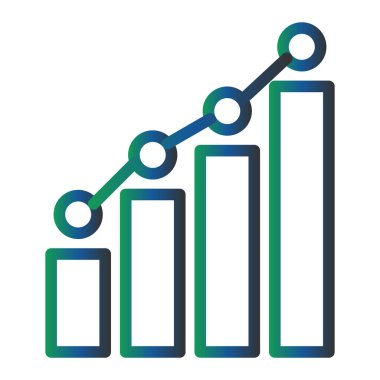 Grafik. Web simgesi basit illüstrasyon 