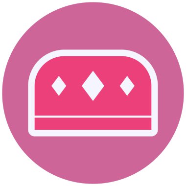 hat web simgesi vektör illüstrasyonu 