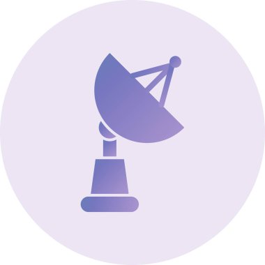 Uydu anteni. Basit resimleme