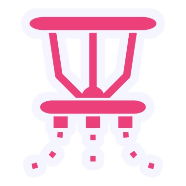 Fıskiye Vektörü Şekil Simgesi Tasarımı 