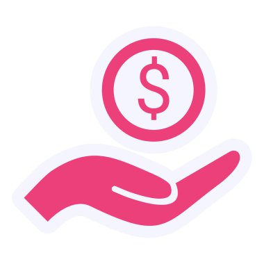 money icon vector illustration. Loan 