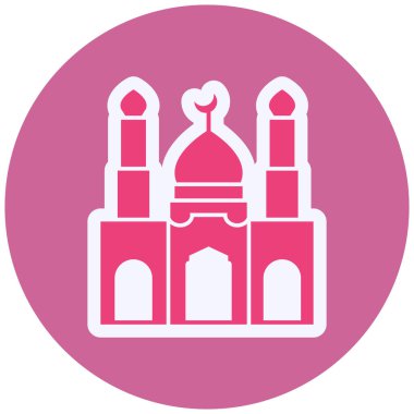 Cami. Web simgesi basit tasarım