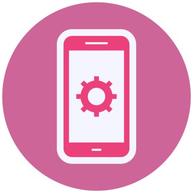 mobile phone icon vector illustration. App Development