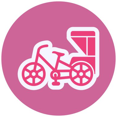 vector illustration of modern Cycle icon