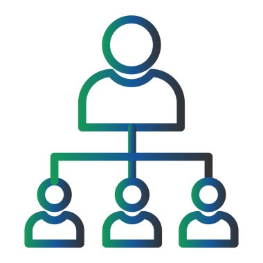 Management vector icon modern simple design