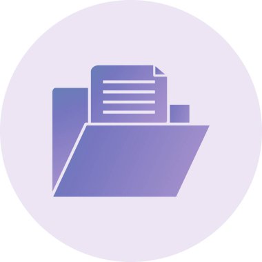 folder icon, vector illustration, File 