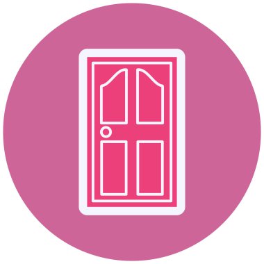 kapı web simgesi vektör illüstrasyonu