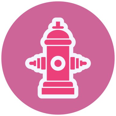 Su musluğu. Basit illüstrasyon