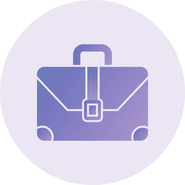 Briefcase Web Icon Simple Illustration — Stockový vektor