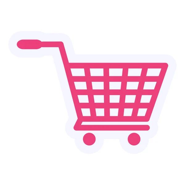 Shopping Cart Icon Simple Illustration — 스톡 벡터