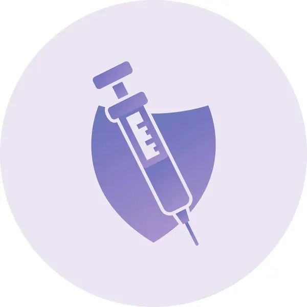 Vaccine Vector Glyph Icon Design — Vettoriale Stock