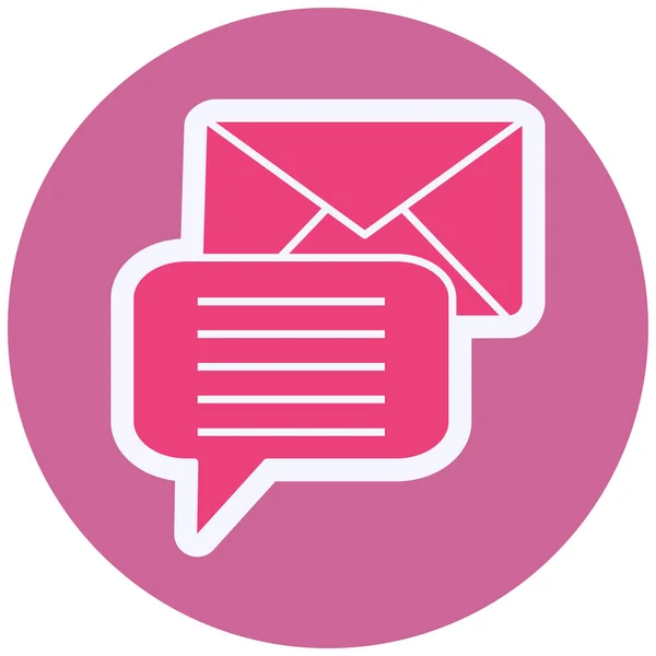 Mail Icon Vector Illustration Message — Image vectorielle