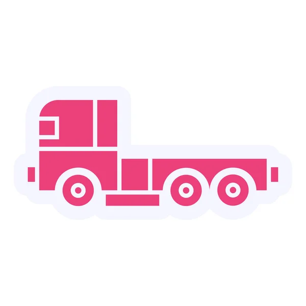 Truck Web Simple Illustration — Wektor stockowy