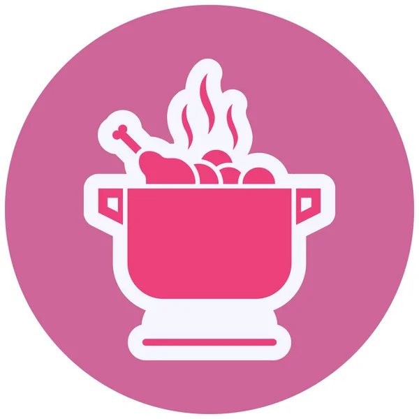 Stew Icon Vector Illustration — Stock vektor