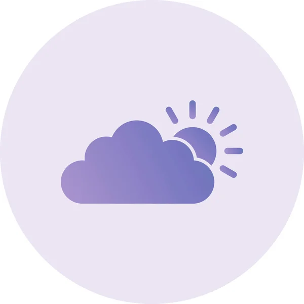 雲のアイコンベクトル図 — ストックベクタ