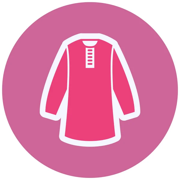 Clothes Web Icon Vector Illustration — Vetor de Stock