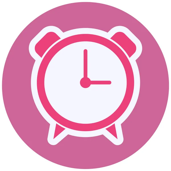 Alarm Clock Icon Vector Illustration Time — Vettoriale Stock