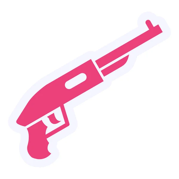 Web Illustration Gun Protection Concept — 스톡 벡터