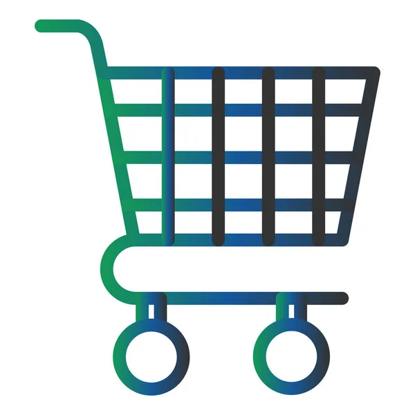 Shopping Cart Icon Simple Illustration — Stockvektor