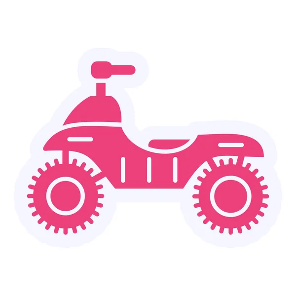 Scooter Web Icon Simple Illustration — Stock Vector