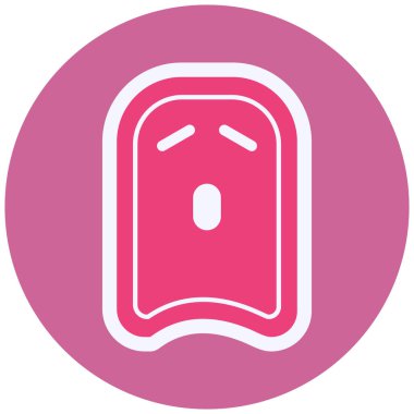 Pool Kickboard. web icon simple illustration